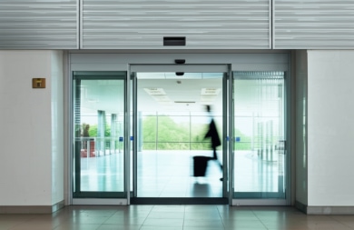 Automatiktüren Glasschiebetür